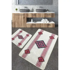 Beställ idag Nimahe Badrumsmatta 60x100 cm Rektangulär Flerfärgad - Textil & mattor