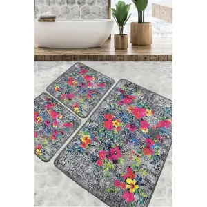 Kampanjpris Nika Badrumsmatta 60x100 cm Rektangulär Flerfärgad - Textil & mattor