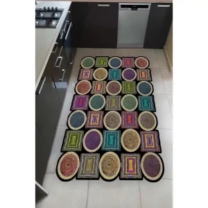 Snabb leverans Nonoka Wiltonmatta 60x100 cm Rektangulär Flerfärgad - Textil & mattor