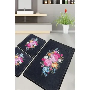 Nichatar Badrumsmatta 60x100 cm Rektangulär Flerfärgad - Textil & mattor Endast idag