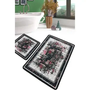 Nilofar Badrumsmatta 60x100 cm Rektangulär Flerfärgad - Textil & mattor Sänkt pris