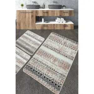 Nilofer Badrumsmatta 60x100 cm Rektangulär Flerfärgad - Textil & mattor Snabb frakt
