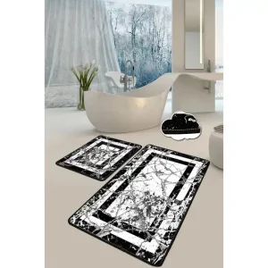 Brinmor Badrumsmatta 60x100 cm Rund Svart - Textil & mattor Erbjudandepris