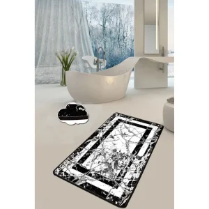 Sista chansen Brinmor Badrumsmatta 70x120 cm Rund Svart - Textil & mattor
