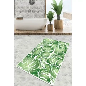 Parjinder Badrumsmatta 70x120 cm Rektangulär Flerfärgad - Textil & mattor Säker betalning