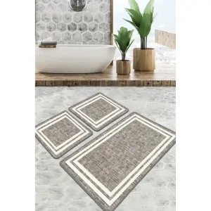 Parkash Badrumsmatta 60x100 cm Rektangulär Flerfärgad - Textil & mattor Begränsat erbjudande