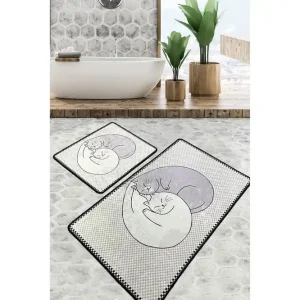 Bästa pris Parmeshwari Badrumsmatta 60x100 cm Rektangulär Flerfärgad - Textil & mattor