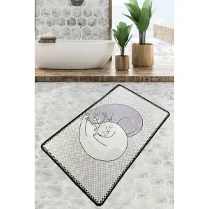 Lågt pris Parmeshwari Badrumsmatta 70x120 cm Rektangulär Flerfärgad - Textil & mattor