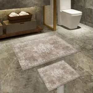 Panchuram Badrumsmatta 60x150 cm Rektangulär Beige - Textil & mattor Kampanjpris
