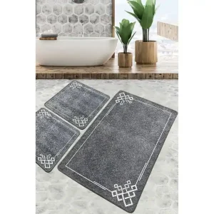 Nihal Badrumsmatta 60x100 cm Rektangulär Flerfärgad - Textil & mattor Expressleverans