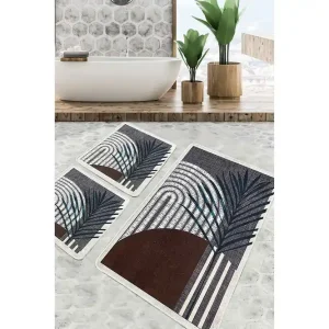 Rabatt Nimesh Badrumsmatta 60x100 cm Rektangulär Flerfärgad - Textil & mattor