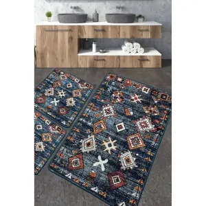 Nikkhar Badrumsmatta 60x100 cm Rektangulär Flerfärgad - Textil & mattor Premium