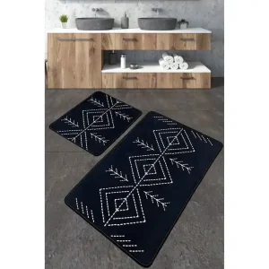 Säker betalning Nijam Badrumsmatta 60x100 cm Rektangulär Flerfärgad - Textil & mattor