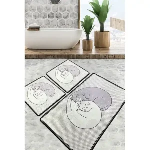 Parmeshwari Badrumsmatta 60x100 cm Rektangulär Flerfärgad - Textil & mattor Erbjudande