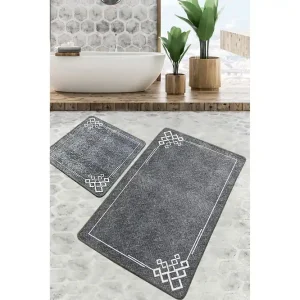Premium Nihal Badrumsmatta 60x100 cm Rektangulär Flerfärgad - Textil & mattor