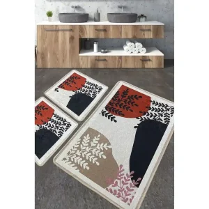 Jangir Badrumsmatta 60x100 cm Rektangulär Flerfärgad - Textil & mattor Nyhet