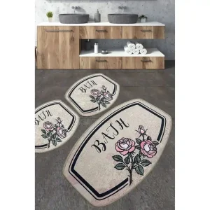 Nikhad Badrumsmatta 60x100 cm Rektangulär Flerfärgad - Textil & mattor Fynd