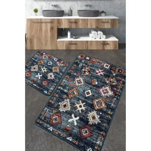 Nikkhar Badrumsmatta 60x100 cm Rektangulär Flerfärgad - Textil & mattor Säker betalning