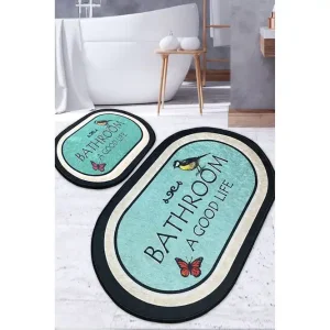 Bästa pris Pani Badrumsmatta 60x100 cm Rektangulär Flerfärgad - Textil & mattor