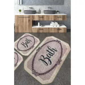 Endast denna vecka Nikawiy Badrumsmatta 60x100 cm Rektangulär Flerfärgad - Textil & mattor
