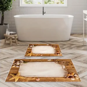 Premium Pali Badrumsmatta 60x150 cm Rektangulär Flerfärgad - Textil & mattor