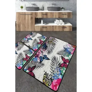 Nimmy Badrumsmatta 60x100 cm Rektangulär Flerfärgad - Textil & mattor Billig