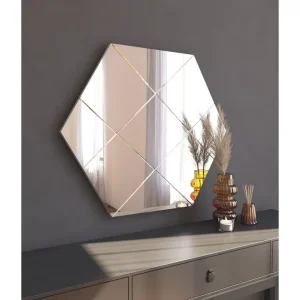 Nady Spegel 70 cm Rektangulär Vit - Inredning Premium