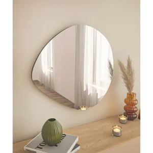 Omilo Spegel 60 cm Asymmetrisk Svart - Inredning Beställ nu