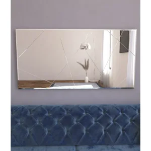 I lager Relsa Spegel 60 cm Rektangulär Vit - Inredning