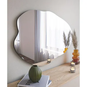 Besso Spegel 60 cm Asymmetrisk Svart - Inredning Nedsatt pris