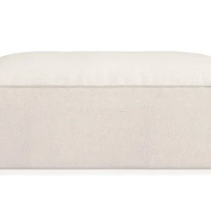 Andrarum Cubo 1-sits Rektangulär Fotpallsmodul i Tyg 120 cm bred Beige - Möbler Endast denna vecka
