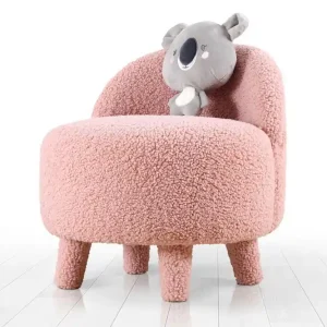 Anaro Sittpuff Rund Rosa - Möbler Endast idag