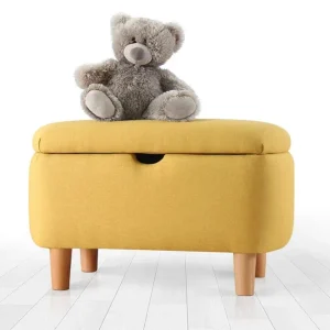 Anaro Sittpuff 61 cm Rektangulär Gul - Möbler Bästa pris