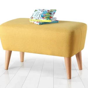 Anaro Sittpuff 61 cm Rektangulär Gul - Möbler Bästa pris