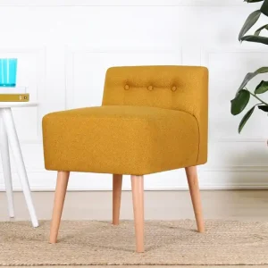 Anaro Sittpuff 43 cm Rektangulär Gul - Möbler Bästa pris