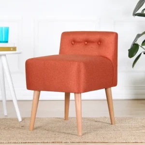 Anaro Sittpuff 43 cm Rektangulär Orange - Möbler Bästa pris