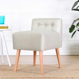 Anaro Sittpuff 43 cm Rektangulär Beige - Möbler Snabb leverans