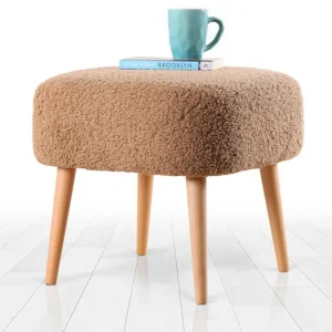 Billig Anaro Sittpuff 45 cm Rektangulär Brun - Möbler