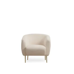 Snabb frakt Revelstoke Fåtölj Beige - Möbler