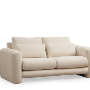 Makhan Soffa 2-sits Ljusbeige - Möbler Nedsatt pris