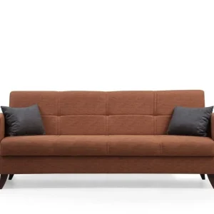 Darcia Bäddsoffa 3-sits Röd - Möbler Outlet