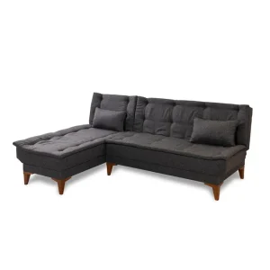 Kundfavorit Hunterville Bäddsoffa m. Divan 4-sits Antracit - Möbler