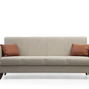 Dewan Bäddsoffa 3-sits Beige - Möbler Säker betalning