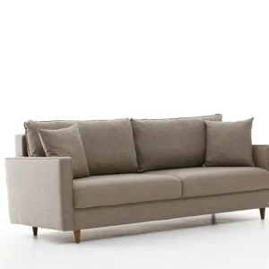 Outlet Braneles Soffa 3-sits Beige - Möbler