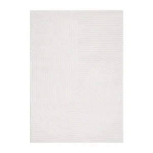 Expressleverans KM Home Bella Wiltonmatta 160x230 cm Rektangulär Vit - Textil & mattor